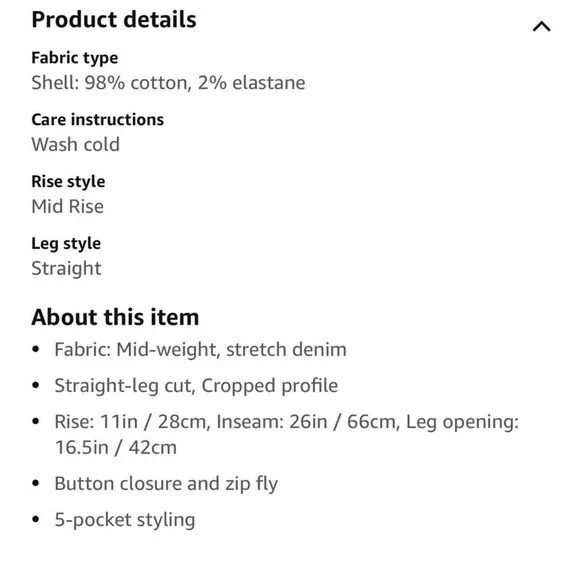 MOTHER Women's The Ditcher Crop Totally Innocent White Jeans Size 32 NWOT $189 - Picture 14 of 14